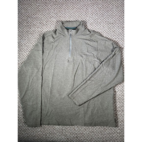 Orvis Quarter Zip Pullover Mens XL 48% Pima Cotton 48% Drytex Acrylic 4% Spandex - Picture 1 of 7